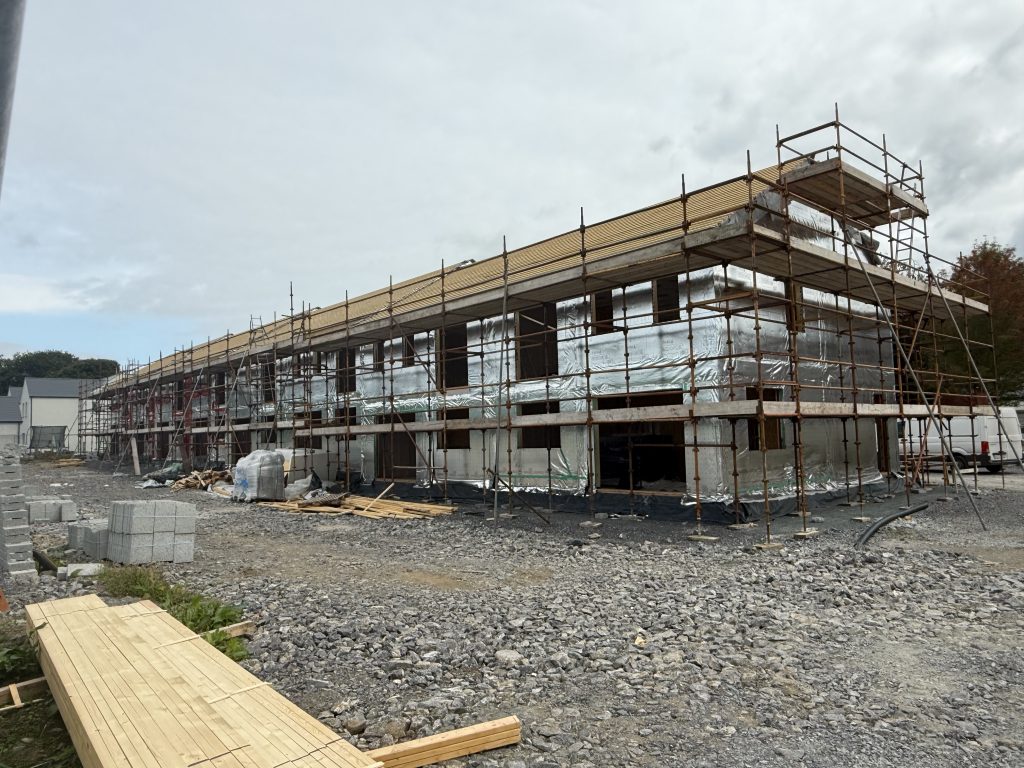 Residential project of 8 houses in Riverstown built with WE Element timber frame